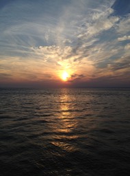 Sunset on the Sound